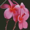 Pink Plumeria diamond painting