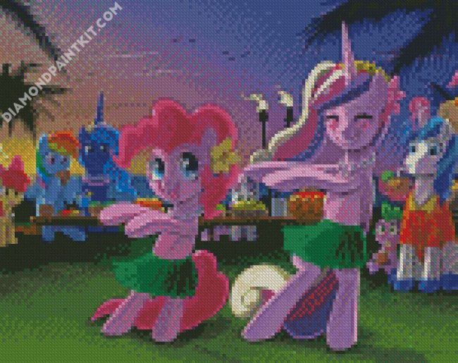 Pinkie Pie Dancing diamond painting