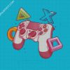 Playstation Controller diamond painting