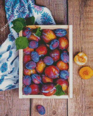 Plums Fruit diamond painting