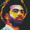 Pop Art Mohamed Salah diamond painting