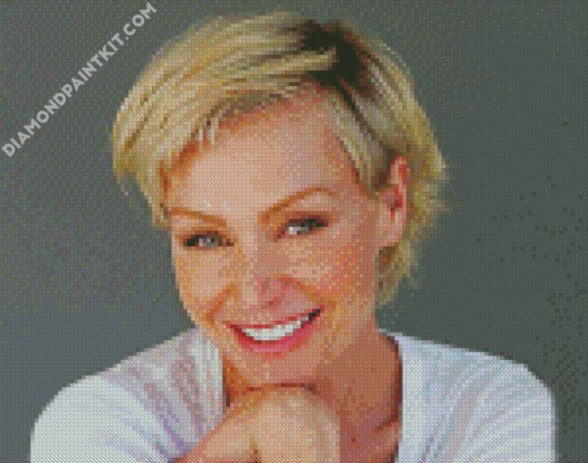 Portia De Rossi diamond painting