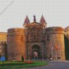 Puerta De Bisagra Toledo Spain diamond painting