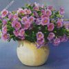 Purple Petunia Vase diamond painting