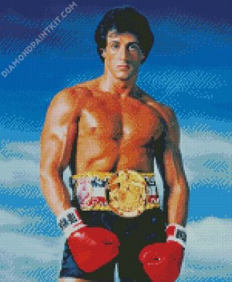 Rocky Sylvester Stallone diamond painting