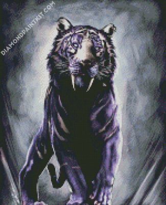 Sabertooth Tiger Art diamond painting