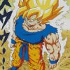 Saiyan Dragon Ball Z diamond painting