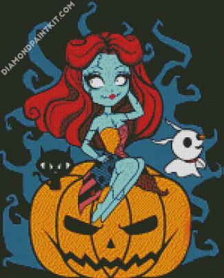 Sally In Halloween diamond painting