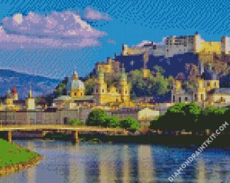 Salzburg City diamond painting