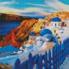 Santorini Thira Seascape diamond painting