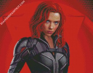 Scarlette Black Widow Movie diamond painting