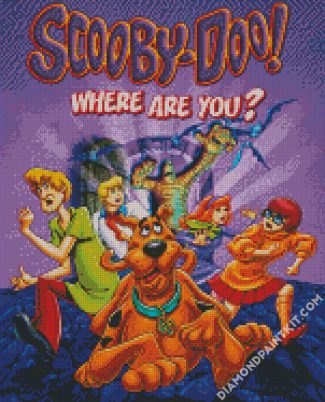 Scooby Doo Movie Poster diamond painting