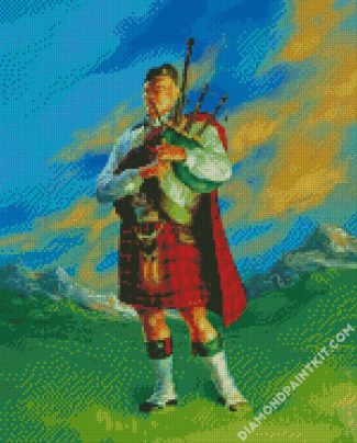 Scottish Man Art diamond painting