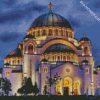 Serbia Temple Of Saint Sava diamond painting