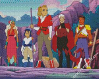 Shera And The Princesses Of Power Animation diamond painting