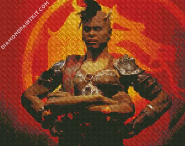 Sheeva Mortal Kombat Game diamond painting