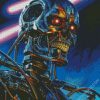 Skynet The Terminator Game diamond painting