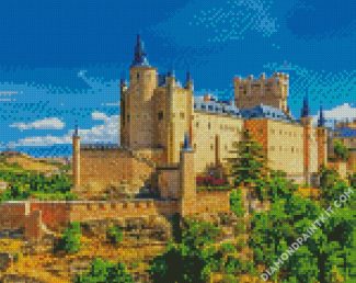 Spain Alcazar De Segovia diamond painting