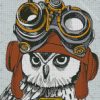 Steampunk Owl Art diamond painting