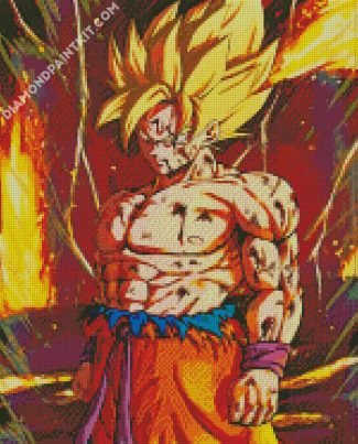 Super Saiyan Dragon Ball diamond painting