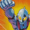 Superhero Ultraman diamond painting