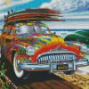 Surfboards On Car diamond painting