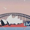 Sydney City Poster diamond painting