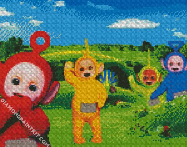 Teletubbies Characters diamond painting