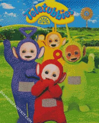 Teletubbies Tv Show diamond painting