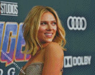 The Actress Scarlett Johansson diamond painting