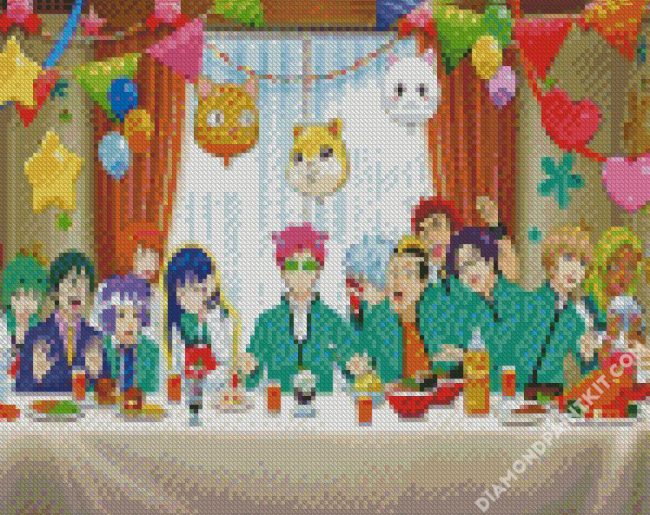 The Disastrous Life Of Saiki diamond painting