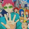 The Disastrous Life Of Saiki Characters diamond painting