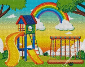 The Playground diamond painting