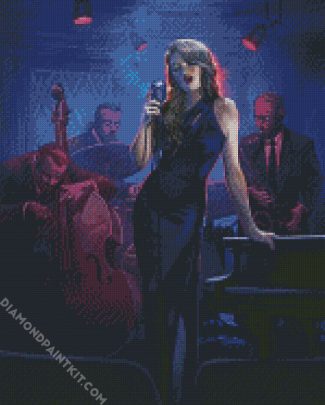 The Singer Lady diamond painting