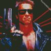 The Terminator Anold Schwarzenegger diamond painting