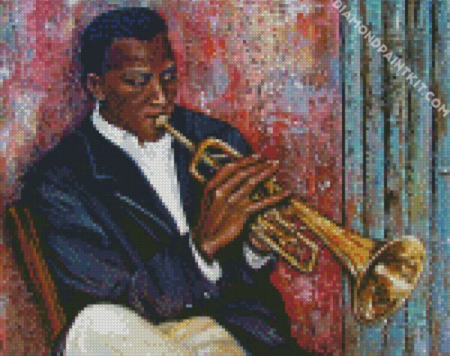 The Trumpet Player diamond painting