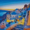 Thira City At Sunset diamond painting