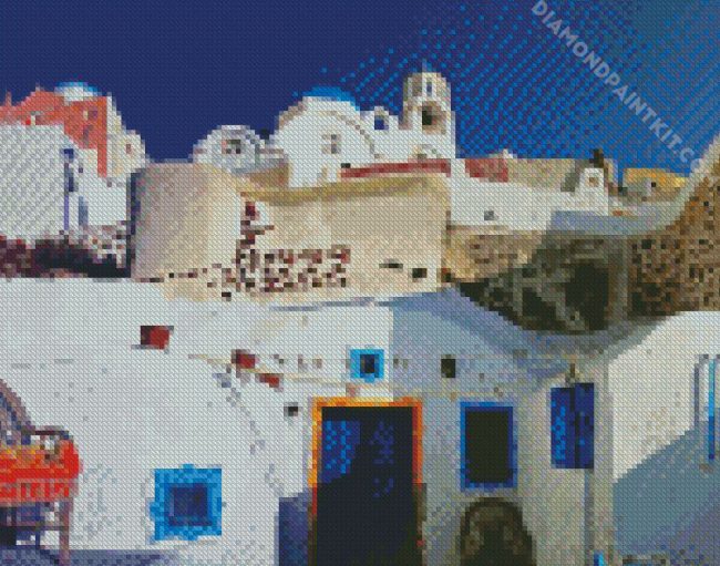 Thira Santorini diamond painting