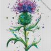 Thistle Plant Art diamond painting