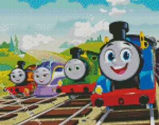 Thomas And Friends Animation diamond painting