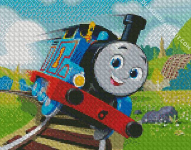 Thomas Train Animation diamond painting