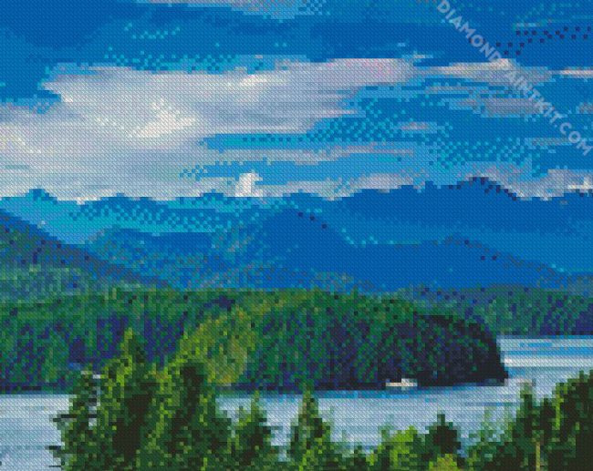 Tofino Island Landscape diamond painting