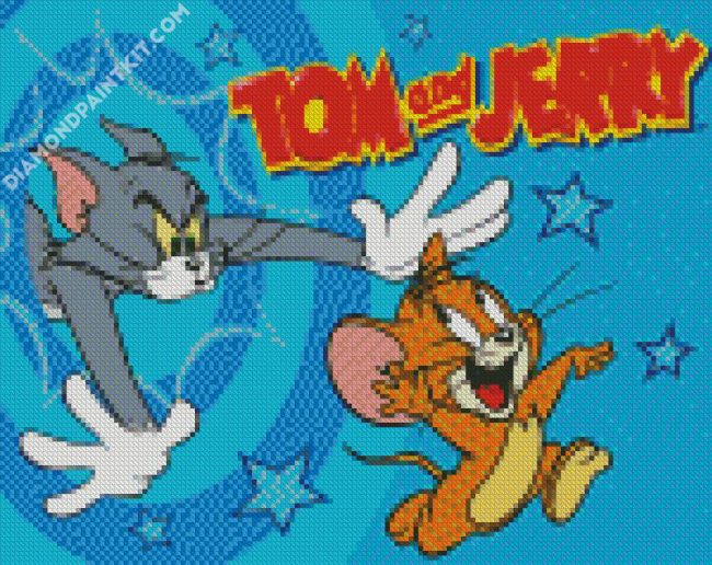 Tom And Jerry diamond painting