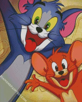 Tom And Jerry Cartoon diamond painting