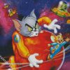 Tom And Jerry In Space diamond painting