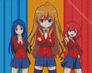 Toradora Anime Serie diamond painting