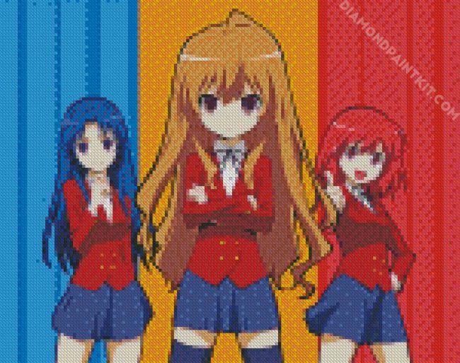 Toradora Anime Serie diamond painting