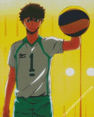 Toru Oikawa Volleyball Player diamond painting