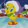 Tweety Bird Ice Skater diamond painting