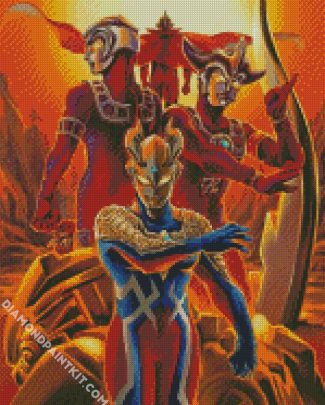 Ultraman Sc Fiction Movie diamond painting